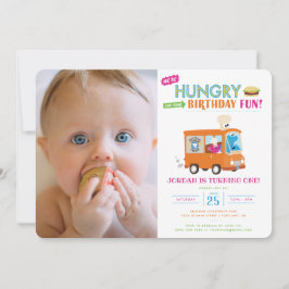 Invitación Barrio Sésamo | Cumpleaños de Cookie Monster Food