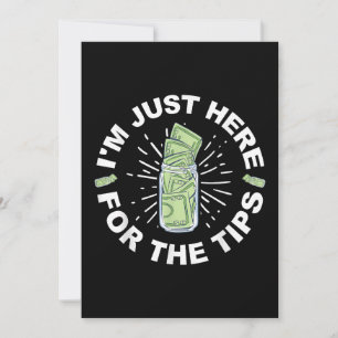 Invitación Bartender Divertido Solo