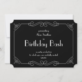 Invitación Bash de cumpleaños