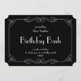 Invitación Bash de cumpleaños