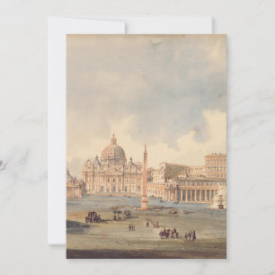 Invitación Basílica Papal de San Pedro en el Vaticano
