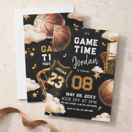 Invitación basketball birthday Invitation