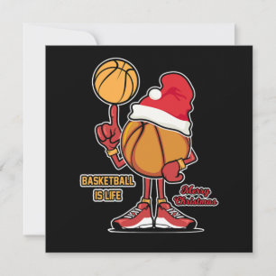 Invitación Basketball Is Life Christmas Sports Player Gift