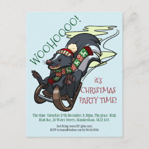 Invitación Basura En Un Personalizado Fiesta De Navidades Mor