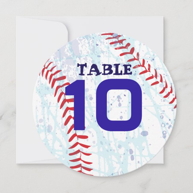 Invitación Bat Bat Mitzvah de BASEBALL CRAZE (Anverso)