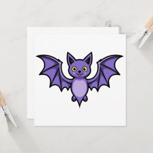 Invitación Bat - Criatura de Halloween