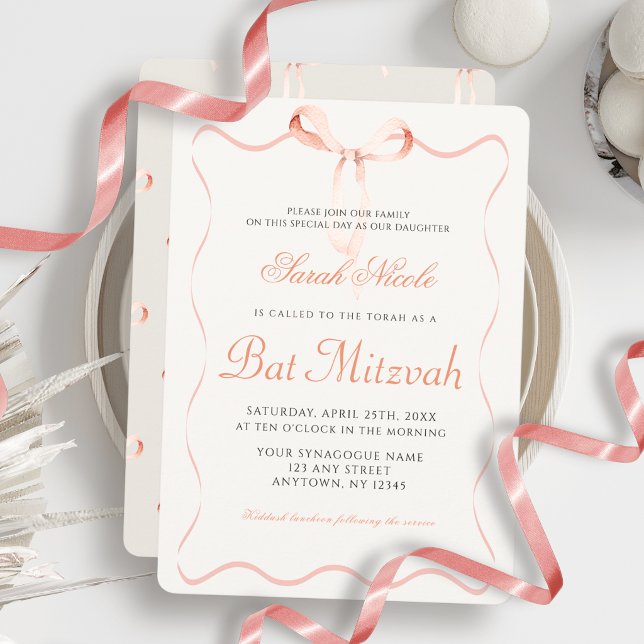 Invitación Bat Mitzvah (Subido por el creador)