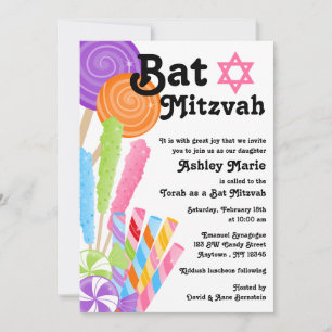 Invitación Bat Mitzvah
