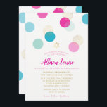 Invitación BAT MITZVAH elegante spot de confeti oro menta ros<br><div class="desc">por kat massard >> kat@simplysweetPAPERIE.com << - - - - - - - - - - - - - - - - - - - - - - - - - - - - - - - - - - - - - - - - - - - - -...</div>