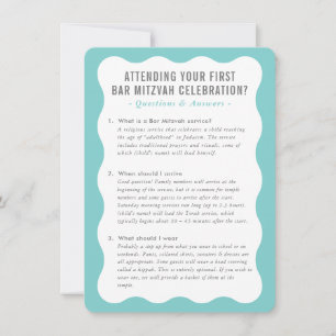 Invitación BAT MITZVAH información de servicio consejos de me