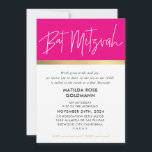 Invitación BAT MITZVAH oro negro ultra moderno<br><div class="desc">por kat massard >>> kat@simplysweetPAPERIE.com <<< Ama el diseño, pero me gustaría ver algunos cambios - otro esquema de color, producto, agregar una foto o adaptado para una ocasión diferente - no hay preocupaciones simplemente contáctame por correo electrónico - ¡estoy encantado de ayudar! - - - - - - -...</div>