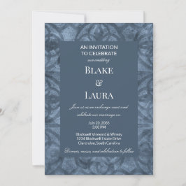 Invitación Batik personalizado tonos tierra gris fresco de pr