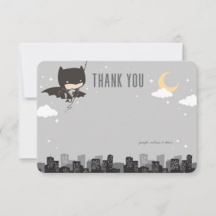 Invitación Batman Super Hero First Birday Gracias