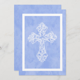 Invitación Bautismo/Confirmación/Primera Comunicación Cruzada