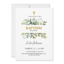 Bautismo cruzado de oro