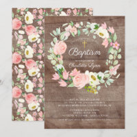 Bautismo de Chicas florales rosas rusas en Rubor