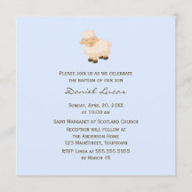 Bautismo de cordero pequeño