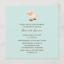 Bautismo de cordero pequeño