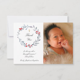 Invitación bautismo de invierno gracias