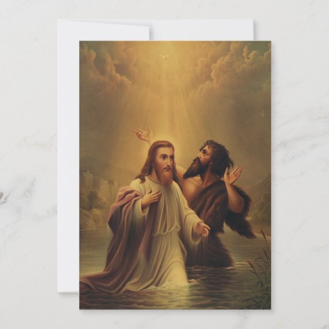 Invitación Bautismo de Jesucristo (Anverso)