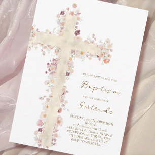 Invitación Bautismo de la Santa Cruz
