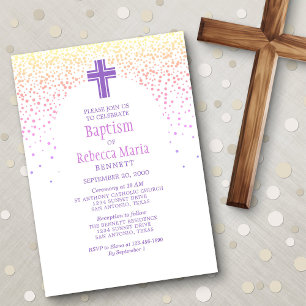 Invitación Bautismo de las niñas
