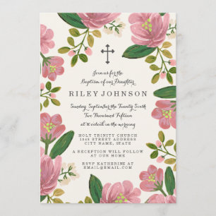 Invitación Bautismo del ramo de Rubor