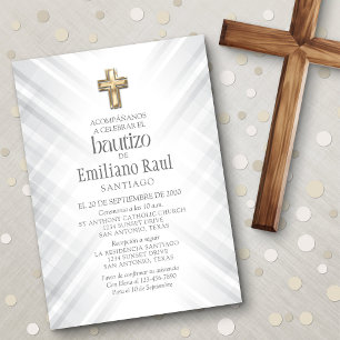 Invitación Bautismo español