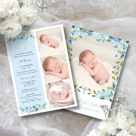 Invitación Bautismo español para Niño