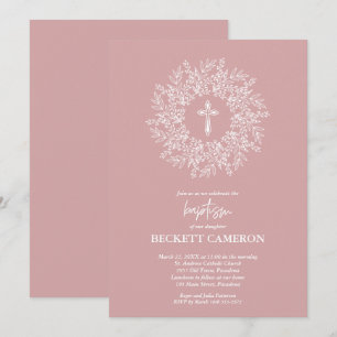 Invitación Bautismo religioso moderno y cristianismo