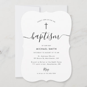 Invitación bautismo simple