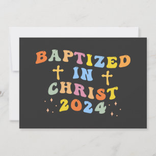 Invitación Bautizado en Cristo