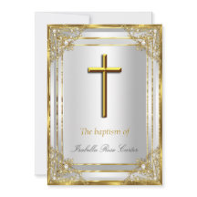 Bautizo/Cristiana de Perla Oro Blanco Cruz