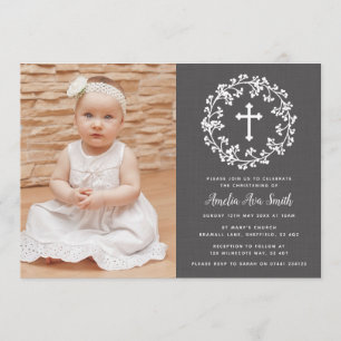 Invitación bautizo de la Bebé-respiración