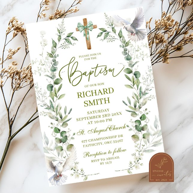 Invitación Bautizo de Vegetación Coqueta (Subido por el creador)