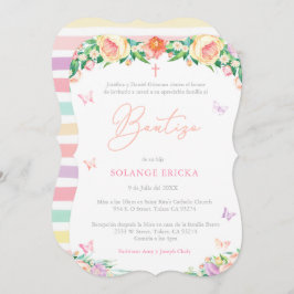 Invitación Bautizo para ena, Fiesta de bautismo español Marip