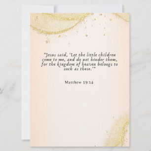 Invitación Bautizo Personalizado de Bebé Niña Adorable