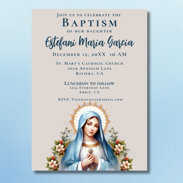 Invitación Bautizo Virgen de Guadalupe Bautismo (Subido por el creador)
