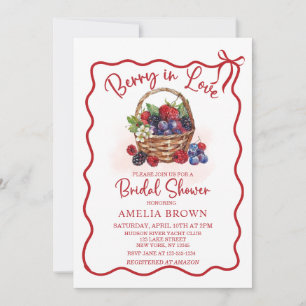 Invitación Baya en amor Sumer berries Despedida de soltera 