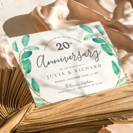 Invitación Bayou Botanicals | Fiesta de Aniversario de Boda