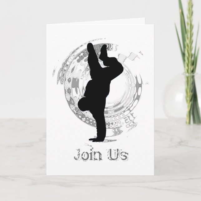 Invitación BBOY Dance (Anverso)