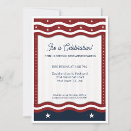 Invitación BBQ 4 de julio Fiesta