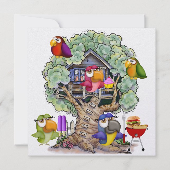 Invitación BBQ - Cocina - Fiesta - SRF (Anverso)