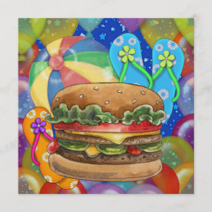 Invitación BBQ / Cook Out / Fiesta - SRF