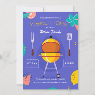 Invitación BBQ de verano