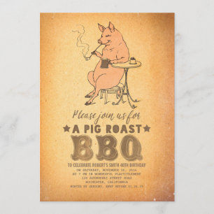 Invitación BBQ Fun Birday Party