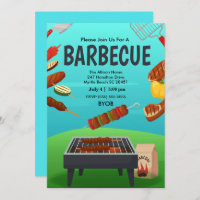 BBQ Grill Cookout Summer Fiesta