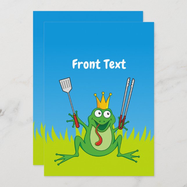 Invitación BBQ Prince (Anverso / Reverso)