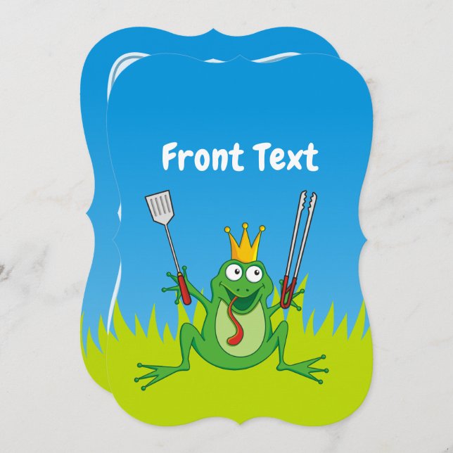 Invitación BBQ Prince (Anverso / Reverso)