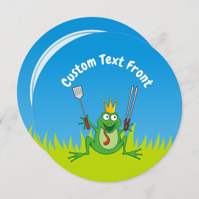 Invitación BBQ Prince (Anverso / Reverso)